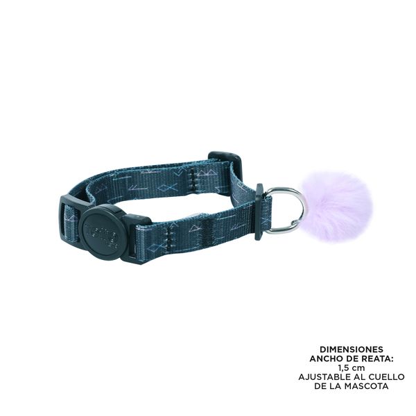 Collar Para Gato Michi Negro U