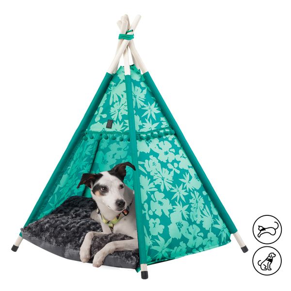 Teepee Charlie para mascota Verde M