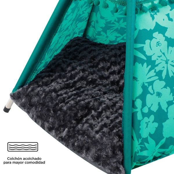 Teepee Charlie para mascota Verde M