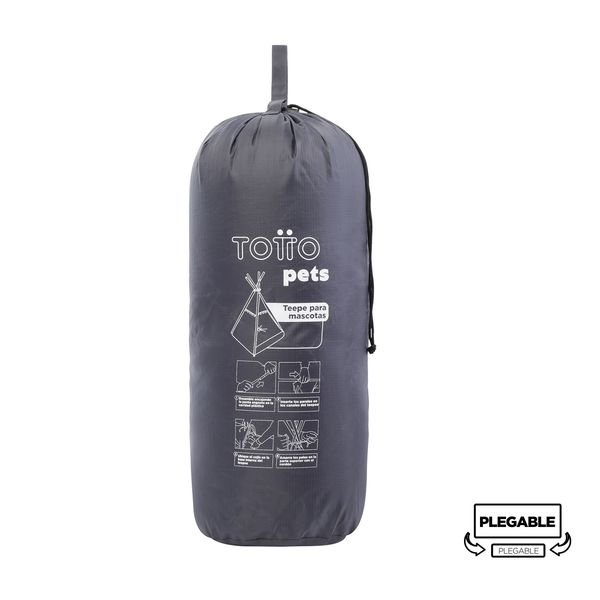 Teepee Charlie para mascota Verde M