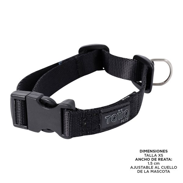 Collar ajustable para Perro Mylu Negro XS