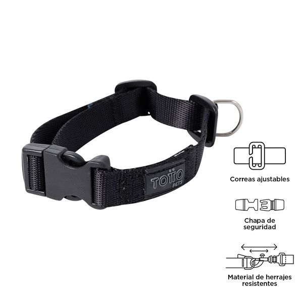 Collar ajustable para Perro Mylu Negro XS