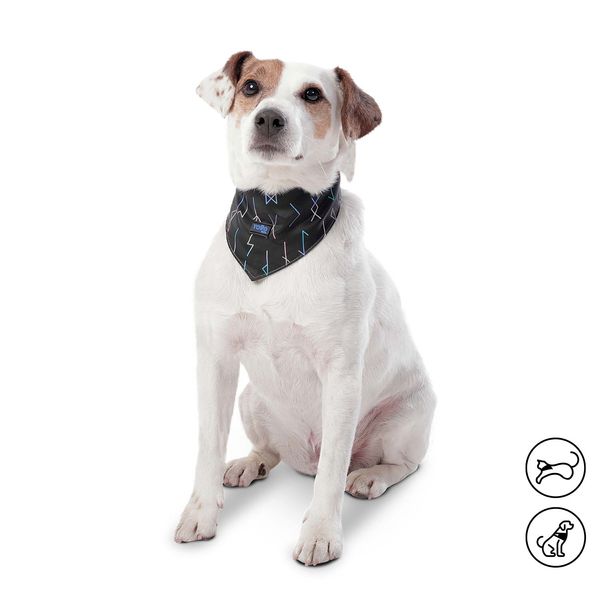 Pañoleta para mascota Menta Doble Faz 2.0 Negro S