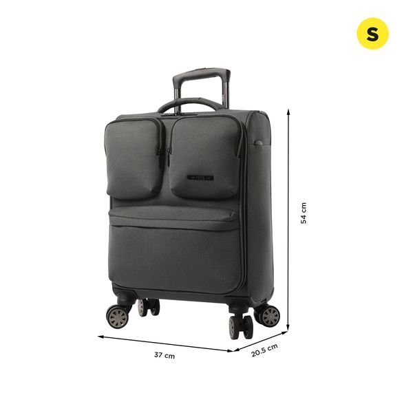 Borsa Da Viaggio Weekender Mi-Pac Quilted Navy | Trolley Morbido In Tessuto Impermeabile Con Manici In Ecopelle E Tasca Interna - 3