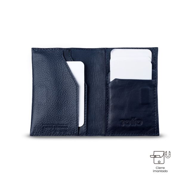 Portadocumentos de Cuero Bend con RFID Blocker para Hombre