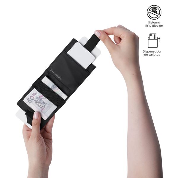 Portadocumentos Flapp 20 con RFID Blocker para Hombre