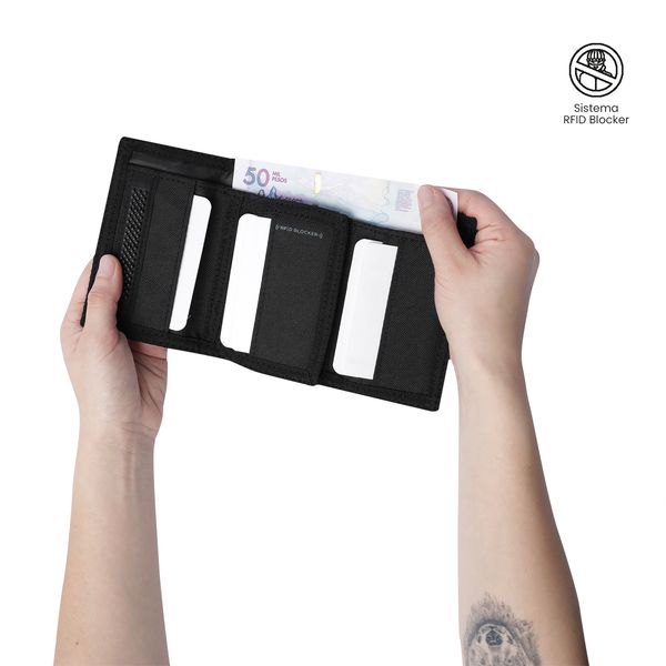 Billetera Riva Mee con RFID Blocker para Hombre