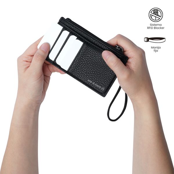 Portadocumentos Smooth con RFID Blocker para Mujer