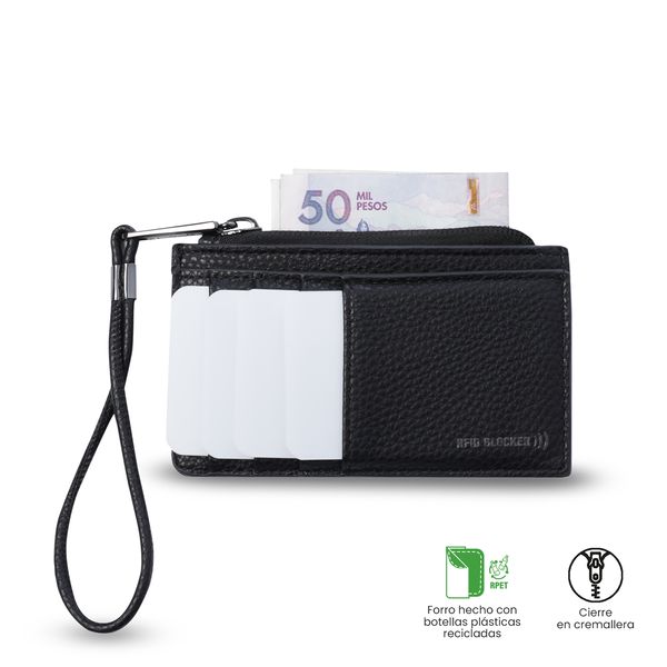 Portadocumentos Smooth con RFID Blocker para Mujer