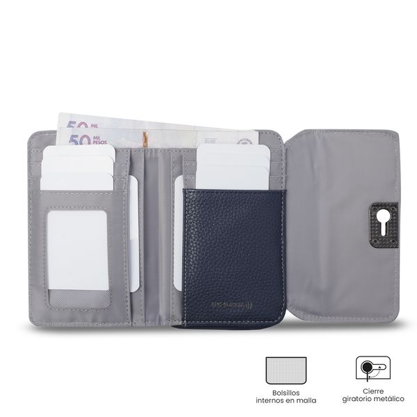 Billetera Smooth Cri con RFID Blocker para Mujer