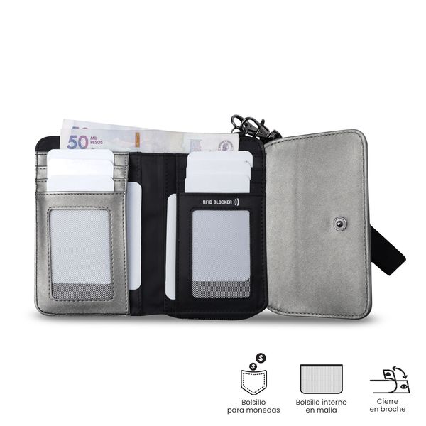 Billetera Style Can con RFID Blocker para Mujer