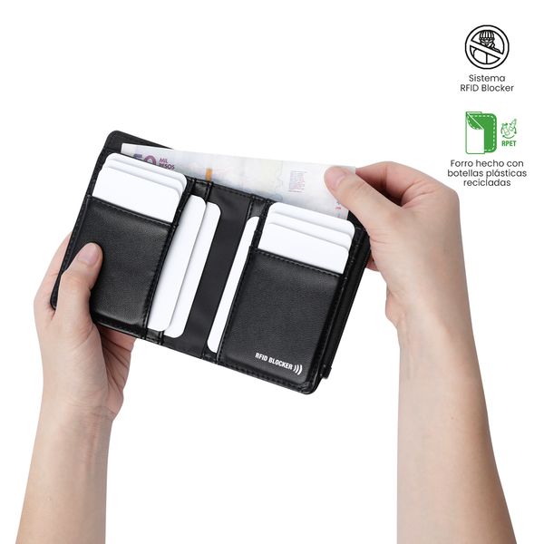 Billetera Style Dull con RFID Blocker para Mujer