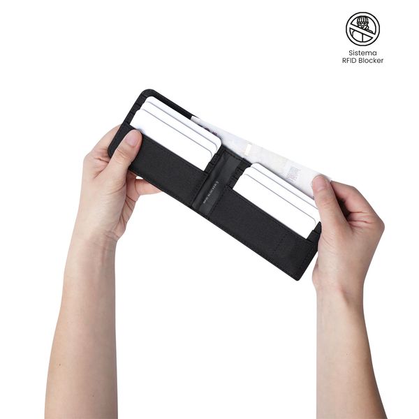 Billetera Wood Grande con RFID Blocker para Hombre