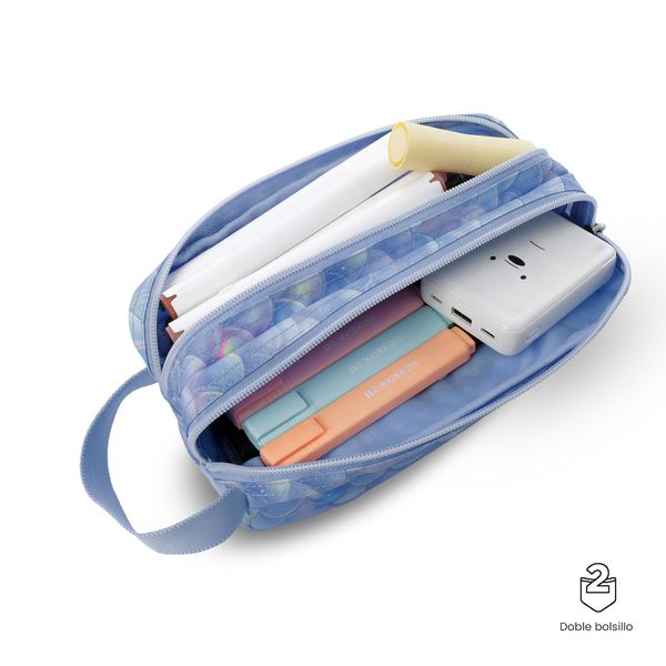 Cartuchera Multiuso Escuadra Grande para Mujer