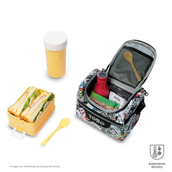 Lonchera Termica Pizarra Mediano para Hombre