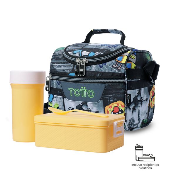 Lonchera Termica Pizarra Mediano para Hombre
