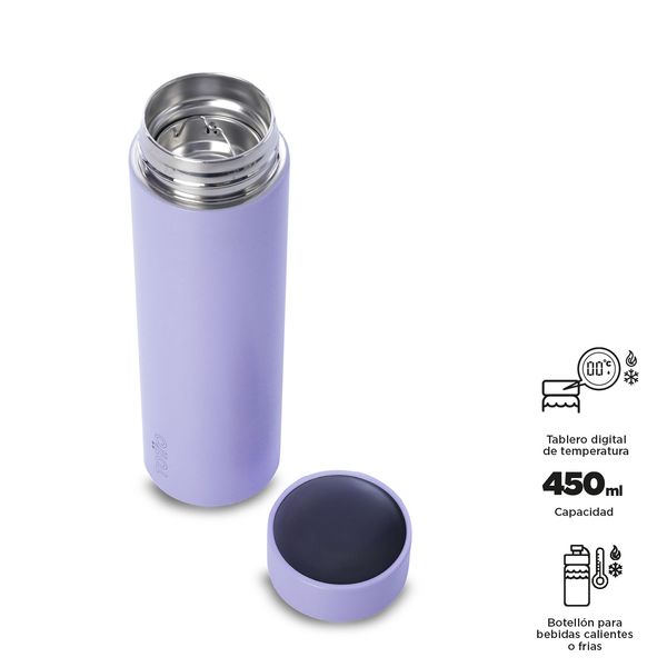 Termo Digital agua Scan 450 ml para Mujer