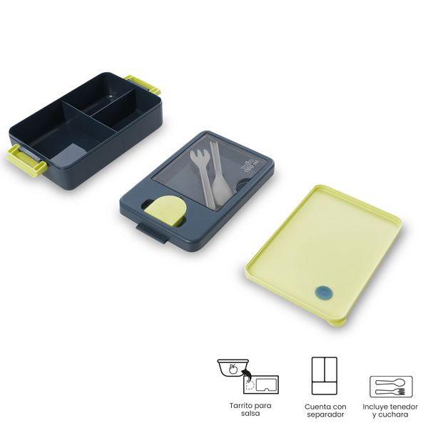 Portacomidas Kiuby 1100 Ml Unisex