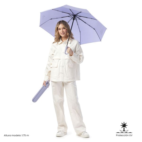 Sombrilla Mediana Aurora con Filtro UV para Mujer
