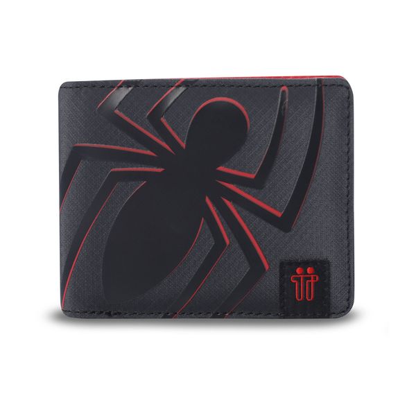 Billetera Spider Black con RFID Blocker para Hombre