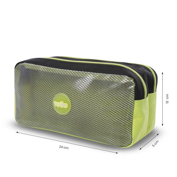 Cartuchera Escolar Mediana Nino Mesh Black para Nino