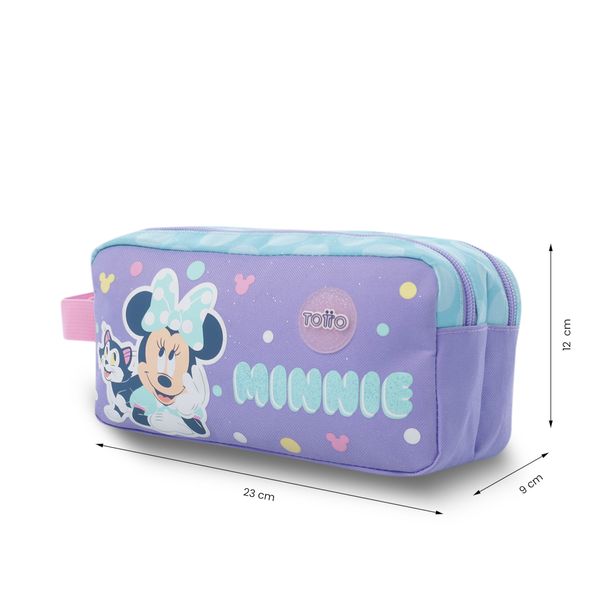 Cartuchera Escolar Grande Nina 2 Cuerpos Minnie para Nina
