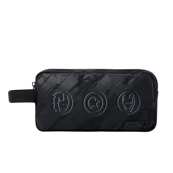 Cartuchera Multiuso 2 Cuerpos Marvel Black Grande para Hombre