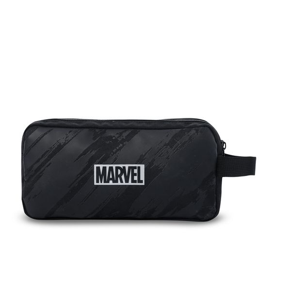 Cartuchera Multiuso 2 Cuerpos Marvel Black Grande para Hombre