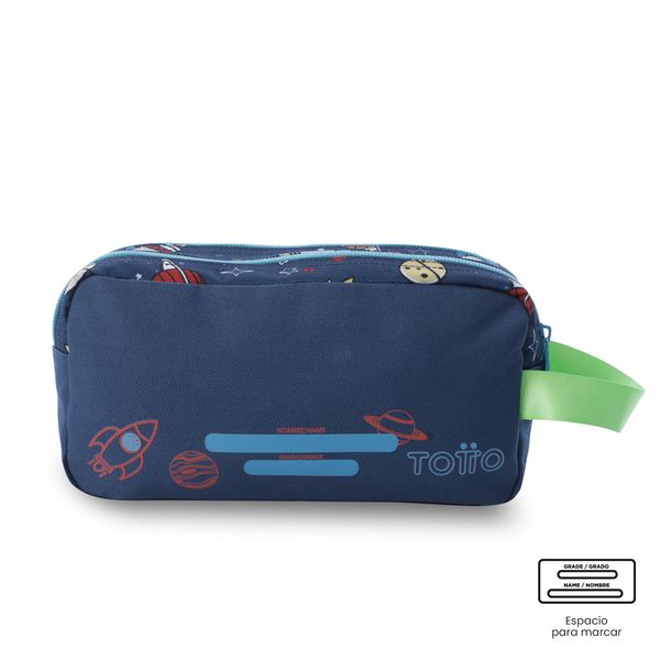 Cartuchera Escolar Grande Nino 2 Cuerpos Panda Space para Nino