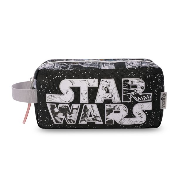 Cartuchera Escolar Grande Nino 2 Cuerpos Star Wars Jedi para Nino