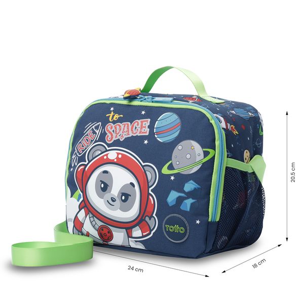 Lonchera Termica Nino Panda Space Grande para Nino