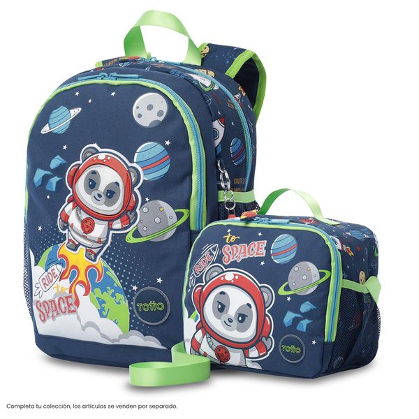 Lonchera Termica Nino Panda Space Grande para Nino