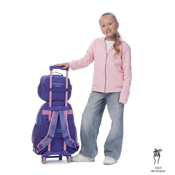 Lonchera Termica Nina Stitch On The Beach Grande para Nina