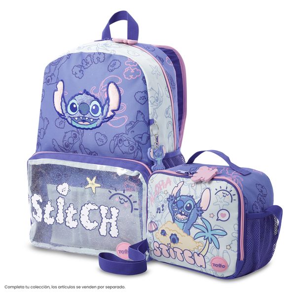 Lonchera Termica Nina Stitch On The Beach Grande para Nina