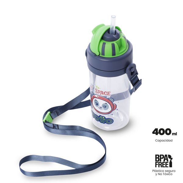 Botilito Nino Panda Space 400 ML para Nino