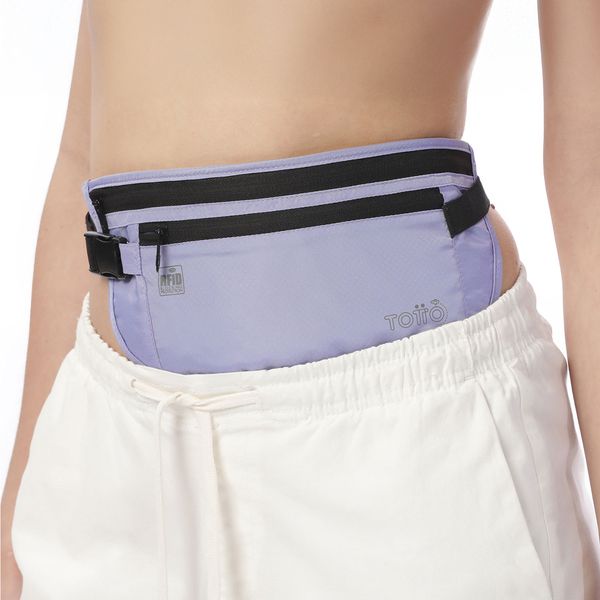Canguro Invisible de Viaje Security con RFID Blocker para Mujer