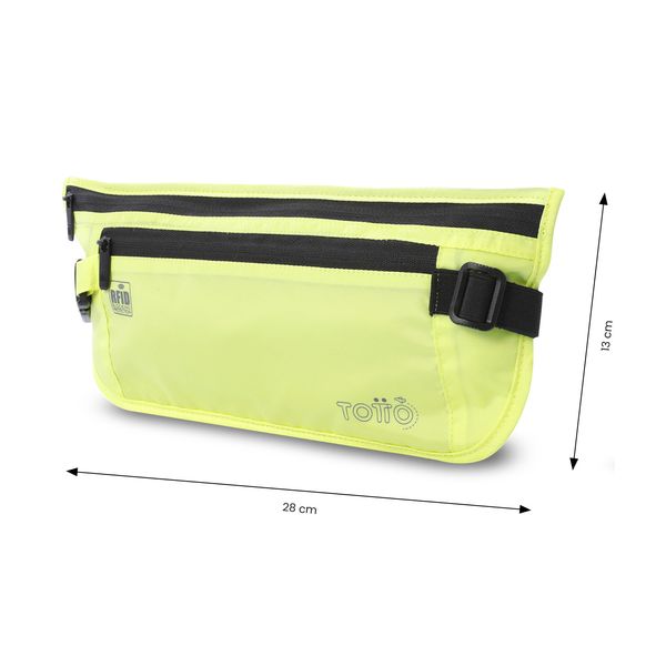 Canguro Invisible de Viaje Security con RFID Blocker para Hombre