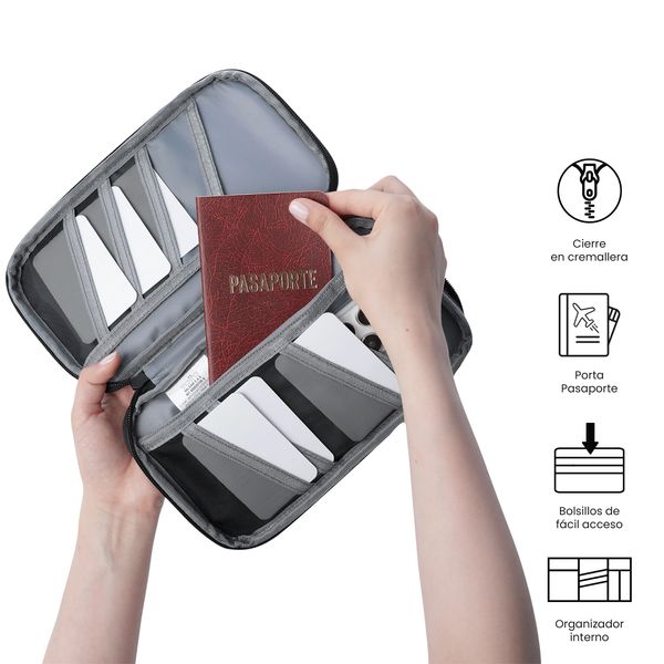 Portapasaporte Complyt para Mujer