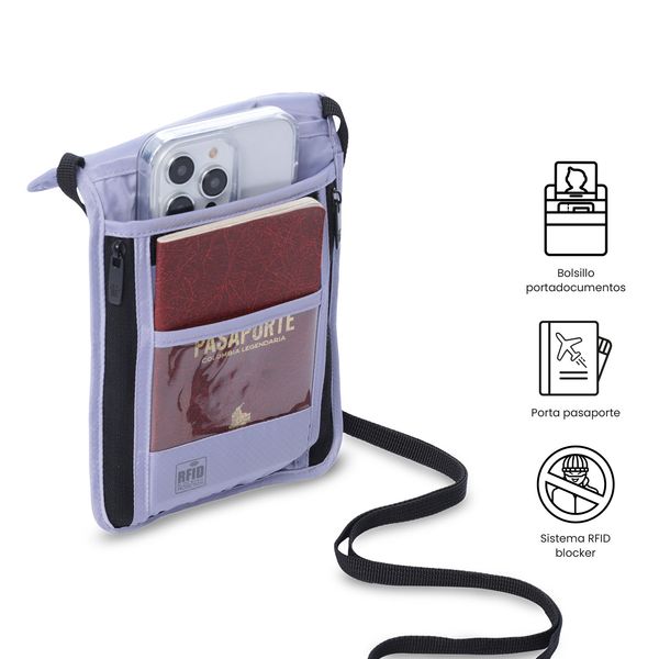 Portapasaporte Seguridad Hang para Mujer