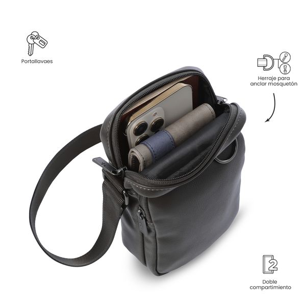 Bolso Indi tipo Crossbody Pequeno para Hombre