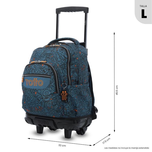 Maleta Nino con ruedas Porta PC 154 Renglon para Nino