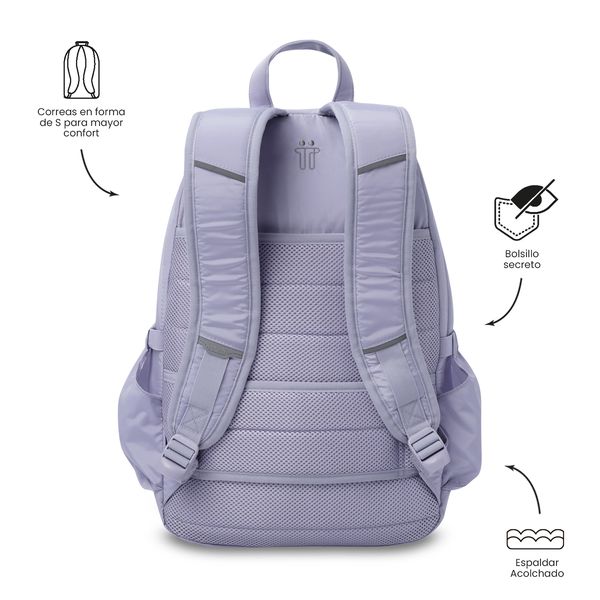 Morral Universitario Porta PC 14 Plaine 20 para Mujer
