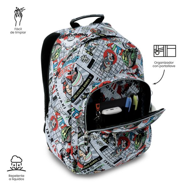 Morral Juvenil Porta PC 14 Acuarela para Hombre