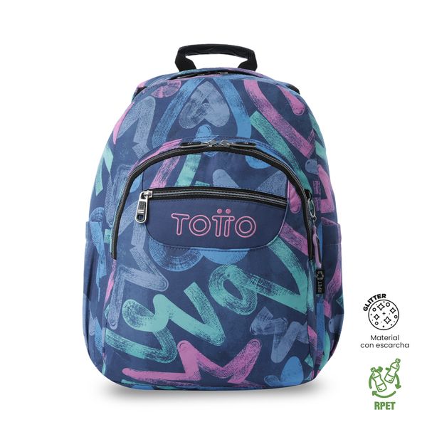 Morral Juvenil Porta PC 14 Acuarela para Mujer