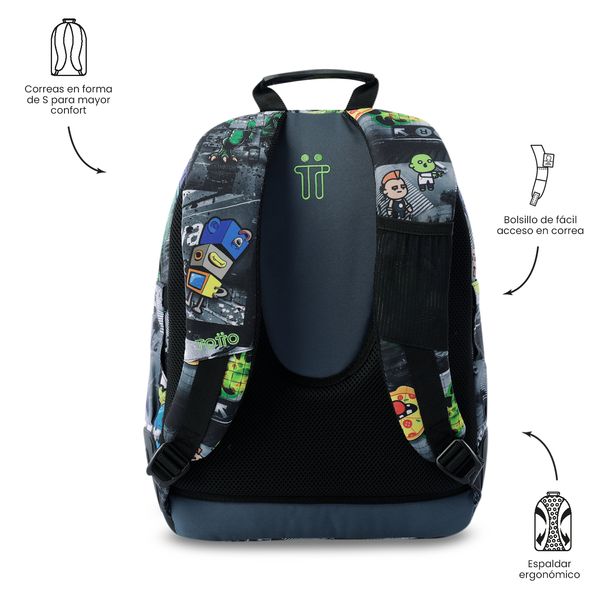 Morral Juvenil Porta PC 14 Rayol para Hombre
