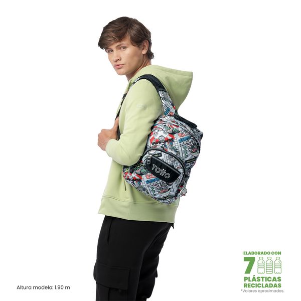 Morral Juvenil Tempera Pequeno para Hombre