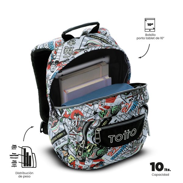 Morral Juvenil Tempera Pequeno para Hombre