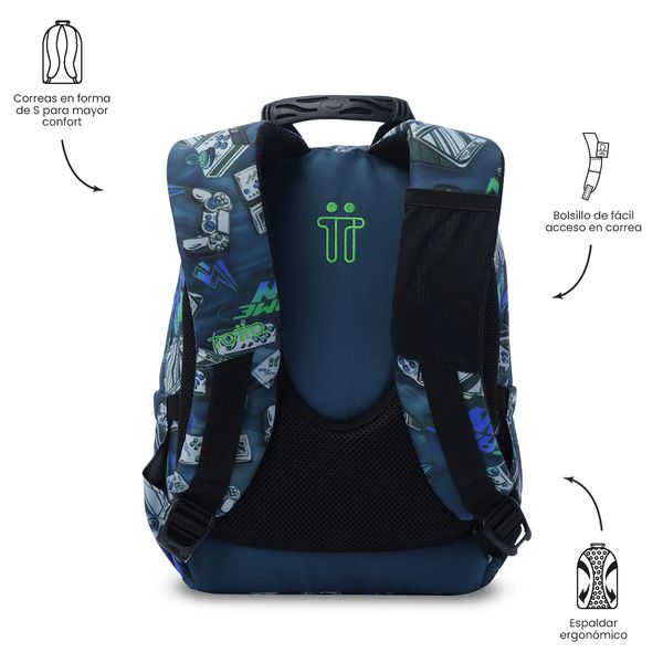 Morral Juvenil Tempera Pequeno para Nino