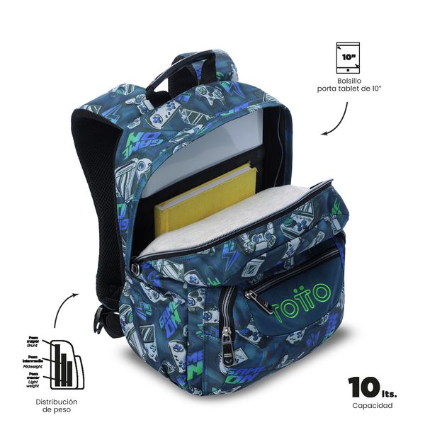 Morral Juvenil Tempera Pequeno para Nino