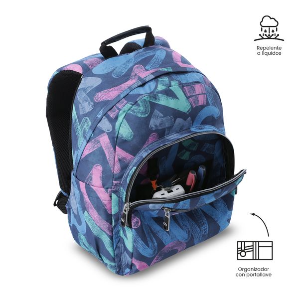 Morral Juvenil Porta PC 13 Gommas para Mujer